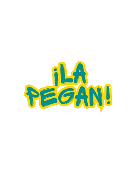 la pegan